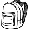 illustration of a backpack bag
